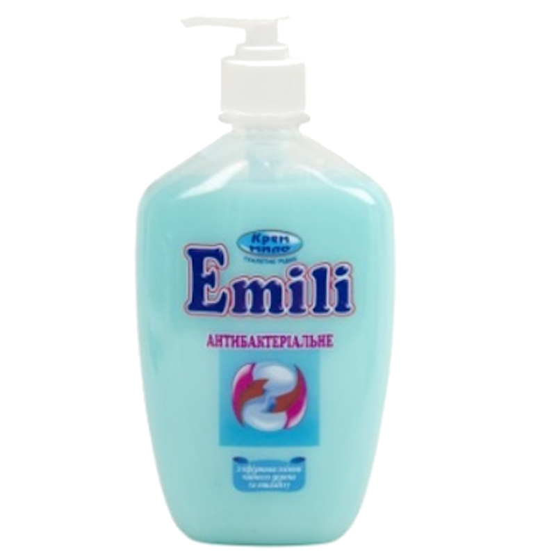 Мило рідке EMILI крем-мило Антибактерiальне (4820003386330), туалетне, 0,5 л